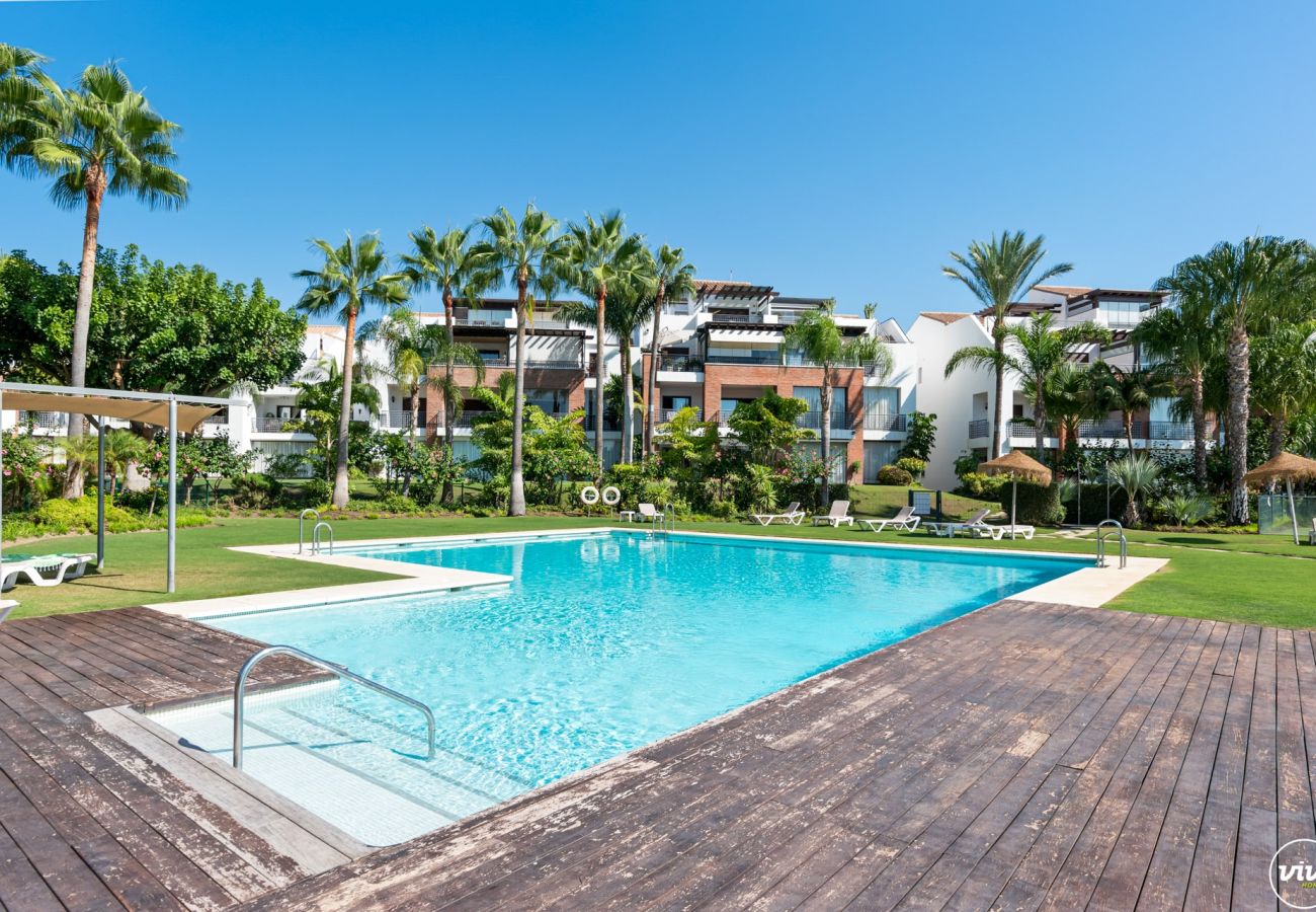 Apartamento en Estepona - Palm Gardens | Jardín | Piscina