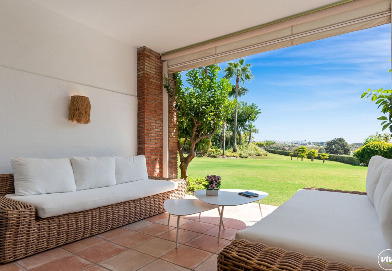 Apartamento en Estepona - Palm Gardens | Jardín | Piscina