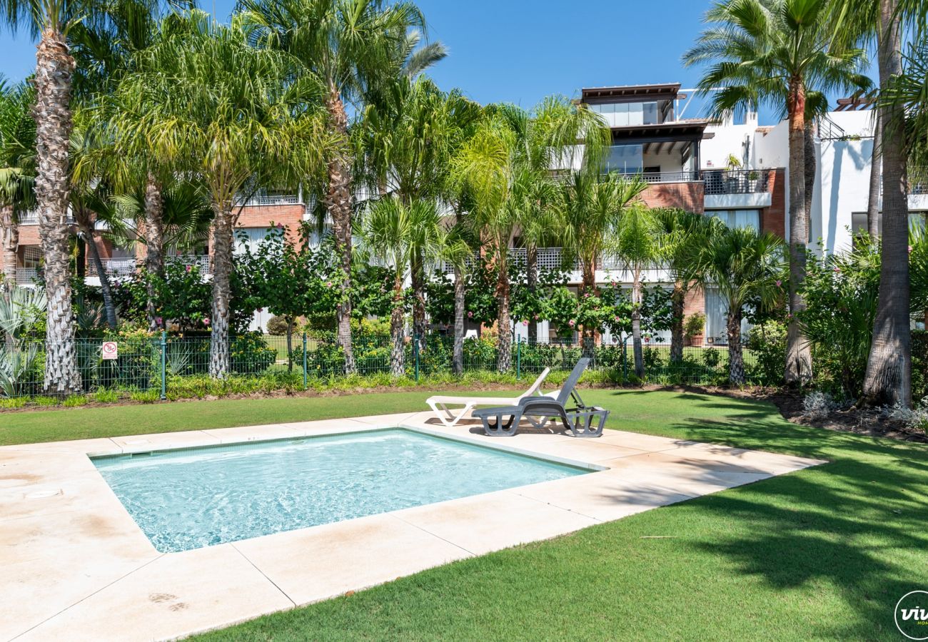 Apartamento en Estepona - Palm Gardens | Jardín | Piscina